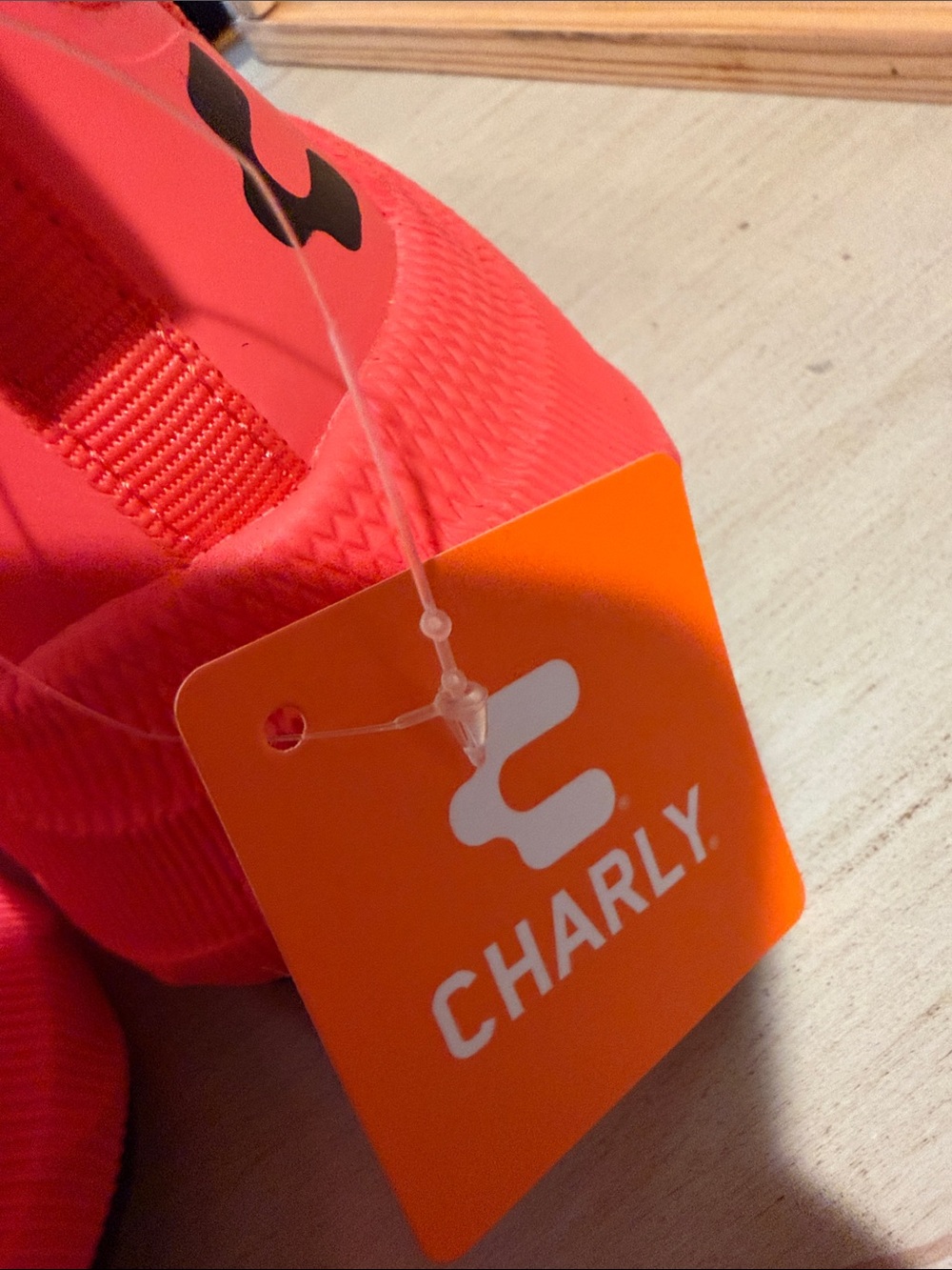 Kids Bright Neon Orange Active Sneakers - Picture 6 of 6